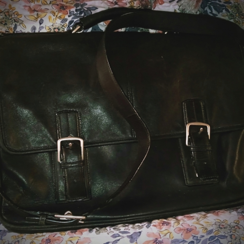 COACH LEATHER BRIEFCASE